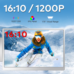 Moniteur portable 16 pouces avec 2 écrans pour travail mobile, écran LCD pour ordinateur portable, directement de l'usine OEM ODM. - Product Image 5
