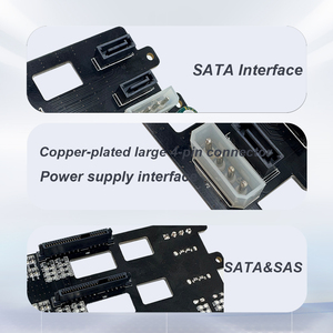 4HDD-SATA 및 SAS 서버 하드 디스크 3.5 인치 2.5 인치 SATA 및 SAS <span class=keywords><strong>HDD</strong></span> 서버 백플레인 - Product Image 4