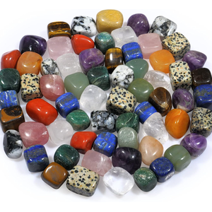 Piedras preciosas pulidas de primera calidad al por mayor, piedras caídas de cristal natural de grava para joyería artesanal - Product Image 6