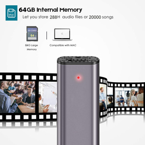 Aomago 32GB 64GB <span class=keywords><strong>Enregistreur</strong></span> vocal activé par la voix Mini <span class=keywords><strong>enregistreur</strong></span> audio - Product Image 3
