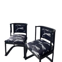 Chaise Léopard Xiaohongshu, style minimaliste moderne, rembourrée, sans accoudoirs, en bois, pour la maison, chaise de salle à manger, chaise individuelle pour coiffeuse et maquillage