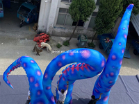 Tentacules gonflables d'éclairage géant de Offres Spéciales pour les bras gonflables de poulpe de décoration de construction pour la publicité