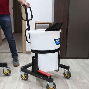 מכונת ערבוב חשמל כיתה תעשייתית עצמית החלקה פוטי אבקה סל דלי ערבוב ועגלת משלוח חומר משלוח - Product Image 5