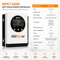 OEM 40A 60A MPPT Solar-Laderegler 12V 24V 36V 48V Intelligenter Solar-MPPT-Laderegler für Heim-Netzunabhängige Stromsysteme