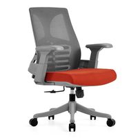 Mobilier de bureau promotionnel de haute qualité Home Mesh Desk Chaise de bureau pivotante en tissu maillé chaise pliante en maille