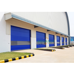 Porta Avvolgibile Automatica <span class=keywords><strong>in</strong></span> Acciaio ad Alta Velocità, Serranda Rapida <span class=keywords><strong>in</strong></span> <span class=keywords><strong>PVC</strong></span> per Magazzini Industriali, Isolamento Termico, Apertura a Spinta e Trazione - Product Image 4