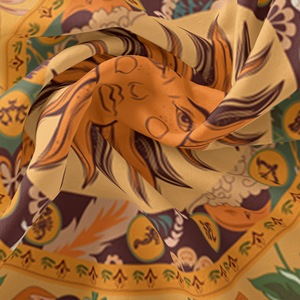 Tappezzeria bohémien appesa da parete stile sole luna in tessuto di poliestere per camera da letto in stile panno decorativo - Product Image 5