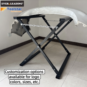 Supporto per Carrozzeria Auto in Metallo Resistente, Capacità 600 LBS, con Copertura in Gomma da 1000mm, Altezza Regolabile - Product Image 2