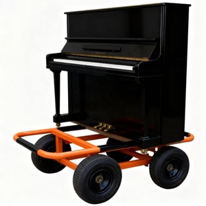 Chariot de déménagement pour piano en acier à quatre roues, capacité de 300 kg, robuste, OEM - Product Image 6
