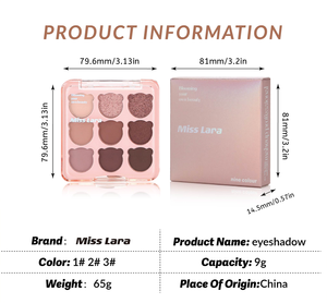 Maquillaje de Ojos Miss <span class=keywords><strong>Lara</strong></span> Bear, Contorno de Ojos Diario, Textura de Polvo Fina y Sedosa, Fácil de Difuminar y Polvo que No se Desprende - Product Image 6