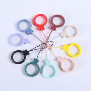 Silicone Ring Finger Buckle Plastic Hand Strap Wrist Rope Unisex Customizable - Product Image 1