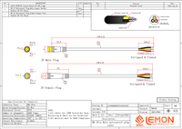 Connecteur étanche IP65 M8 3 broches mini mâle/femelle pour câble de vélo électrique et bande LED