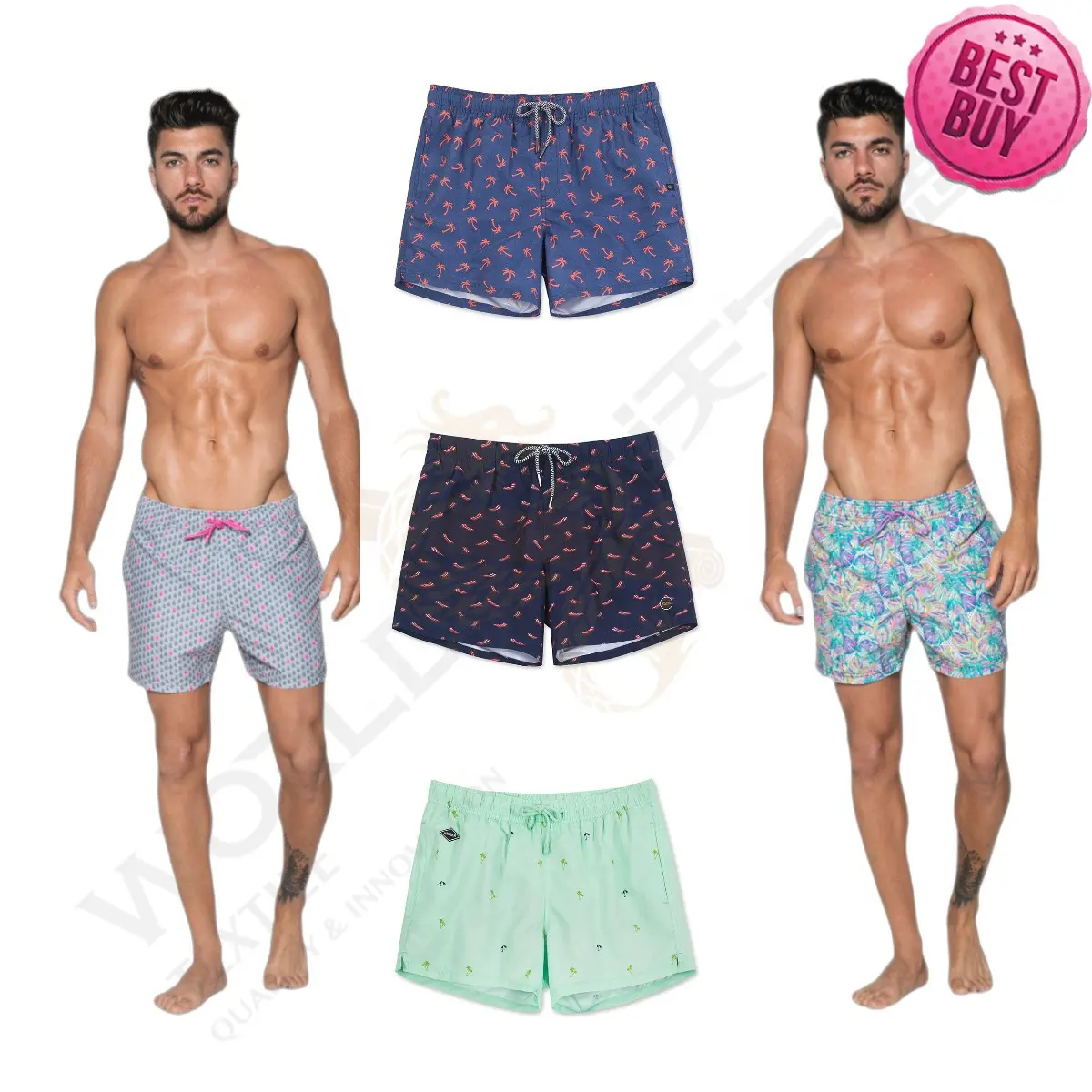 Best Men Striped Trunk Designer Swim Shorts With Factory Direct Sale Price