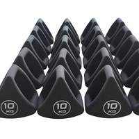 Combo haltères et kettlebells multifonctionnel, haltères triangulaires