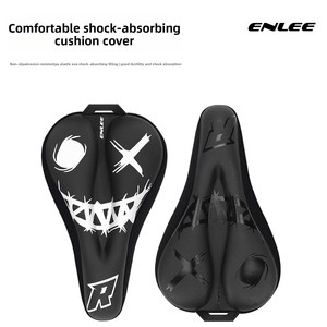 Housse de <span class=keywords><strong>selle</strong></span> de vélo en <span class=keywords><strong>gel</strong></span> ultra-doux épaissi, entièrement enveloppante pour vélos de montagne et de route, équipement de cyclisme - Product Image 1
