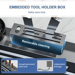 Grifo de Cocina Exterior Cuadrado Individual de Acero Inoxidable 304 Inteligente y Moderno, con Limpieza Ultrasónica, Multifunción, Cascada y Nano Cuchilla - Product Image 6