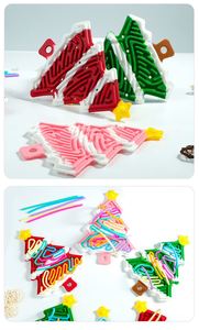 Sensory Kids <b>Educational</b> <b>Toy</b> Christmas Tree Busy Board Children's Silicone Activity Board <b>Toy</b> - Product Image 6