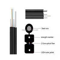 GJYX(F)CH Câble de dérivation à fibre optique pour l'extérieur LSZH 1 2 4 6 8 12 conducteurs 2.0*5.0mm GJYXFCH