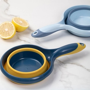 กระบวยตักน้ำแบบพับได้ ด้ามยาว สำหรับอาบน้ำ ตักผลไม้ ผัก ล้างจาน อุปกรณ์ครัวเรือน พลาสติกหนา - Product Image 3