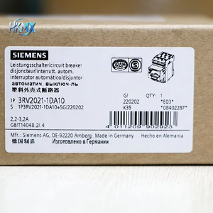 Interruptor de Protección de Motor 3RV2021-1DA10 3RV2021-1CA10 3RV2021-1EA10 para Sistemas de Control de Automatización Industrial - Product Image 1