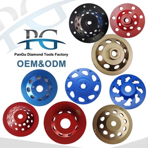 PANGU PCD Disques <span class=keywords><strong>de</strong></span> meulage à coupelles évasées 130 mm, lot <span class=keywords><strong>de</strong></span> 6, alésage <span class=keywords><strong>de</strong></span> mandrin 1/4PCD 25 mm, dureté abrasive fine, pour décapage <span class=keywords><strong>de</strong></span> revêtement époxy - Product Image 4