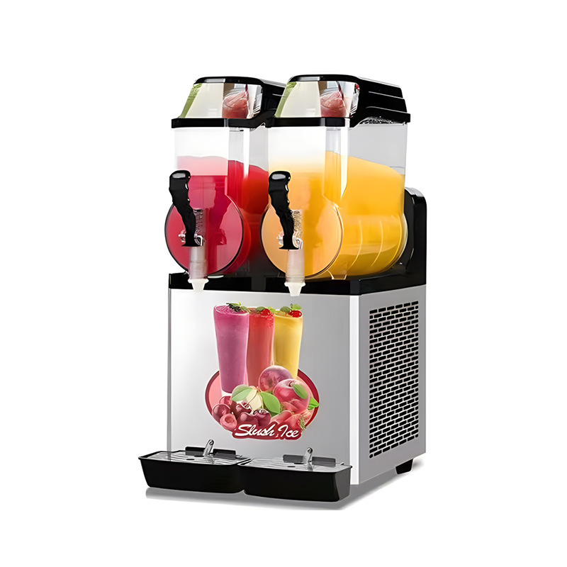 New Commercial Automatic Snow Cream Crushing and Smoothie Making Machine for Dispensing Drinks