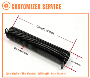 Ressorts de porte à enroulement robustes les plus vendus avec crochet - Product Image 4