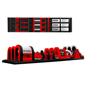 Tùy chỉnh khổng lồ Inflatable ngoài trời <span class=keywords><strong>5K</strong></span> chạy cuộc đua trở ngại khóa học - Product Image 6