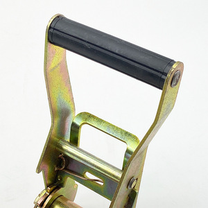 Correa de trinquete para control de carga de 38 mm con ganchos dobles para asegurar la carga del camión - Product Image 2