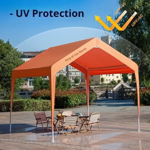 Abri de <span class=keywords><strong>voiture</strong></span>/garage extérieur carré en <span class=keywords><strong>toile</strong></span> monocouche toutes saisons avec tissu imperméable et résistant aux UV, taille personnalisable - Product Image 2