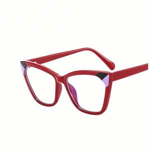 Lunettes optiques tendance pour femmes 2023, montures de lunettes de soleil anti-lumière bleue TR90, style œil de chat pour femmes - Product Image 1