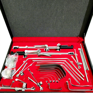 Ensemble complet de rétracteurs manuels Thompson en acier inoxydable pour chirurgie générale, système de rétracteurs hépatiques pour chirurgie abdominale, certifié CE - Product Image 1