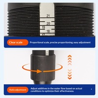 Pompe Dosatrice Proportionnelle Automatique PIG pour Ferme Avicole, Dosateur pour Ligne d'Eau 0,2-2%, Dosatron pour Serre, Garantie 1 An