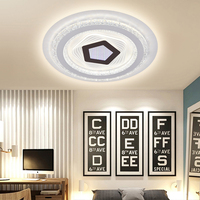 Plafonnier LED Chandler à montage en surface, design moderne, télécommande, certifié CE avec CCT/RGB