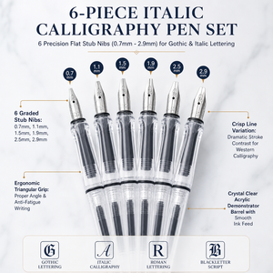 <span class=keywords><strong>Stylo</strong></span> plume professionnel de type Pilot à pointe parallèle pour la calligraphie gothique, l'écriture artistique tibétaine et les fournitures de dessin - Product Image 2