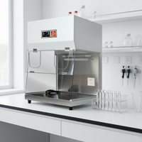 Poste de travail en acier pour laboratoire PCR, cabinet à flux laminaire, banc propre Classe 100, débit d'air 0,25-0,45 m/s