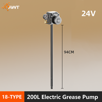 Pompe à graisse pneumatique Cavitt KWT-LGP15A05 200L haute pression 0,9 L/min, distributeur de graisse pour roulements et transfert d'huile de lubrification