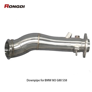 ท่อไอเสียสแตนเลส 304 ขนาด 3.5 นิ้ว แบบลดขนาดตรงสำหรับ BMW S58 M3 M4 G80 G82 3.0T ปี 2021-2025 แบบขัดเงา - Product Image 4