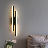 Lampu Dinding LED Panjang Gaya Nordic Light Luxury, Minimalis, untuk Kamar Tidur, Samping Tempat Tidur, Koridor, Lorong & Dinding Latar Belakang
