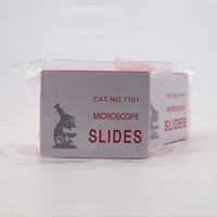 7101 Microscope Slide Glass Laboratory Plain and Glass Frosted End Slides for Histology Pathology Research