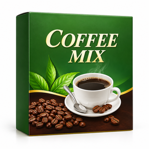 กาแฟสำเร็จรูปผสมผงเสริมพลังงาน รับผลิตแบบ OEM แบรนด์ส่วนตัว อาหารเสริมสุขภาพ โลโก้สั่งทำได้ - Product Image 1