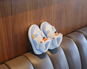 <strong>2026</strong> Spring Autumn Colorful Boys Girls Casual Sneakers High-top <strong>Basketball</strong> Sports <strong>Shoes</strong> for Children - Product Image 6