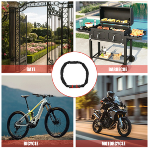 Jinda Cadenas Antivol à Combinaison 4 Chiffres Haute Sécurité 1000mm pour Vélo Moto Scooter - Product Image 6
