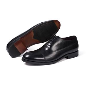 Chaussures habillées pour homme en cuir bleu de qualité supérieure, personnalisées, à lacets, semelle rigide noire, imprimées, style Derby, pour soirée - Product Image 6