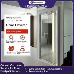 Ascenseur de tourisme d'usine, petit ascenseur sans fosse pour villa, deux, trois, quatre, cinq étages, ascenseur intérieur pour la maison - Product Image 5