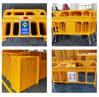 Panneau de sécurité mobile extensible Barricade garde-corps mobile en plastique barrière de sécurité routière barrière de construction barricade portable