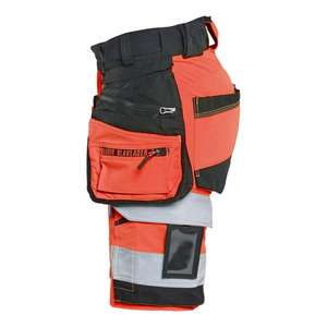 BLAKLADER - 702016485599C48 Pantalones cortos de mujer Hi-Vis 4-Way stretch Rojo hi-vis/negro-EAN 7330509928394 ROPA DE TRABAJO DE LA HI-VIS - Product Image 4