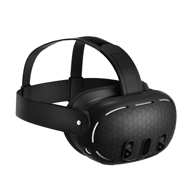 New Silicone Integrated Adjustable Non Pressure Face Headband VR Accessories for Oculus/Meta Quest 3