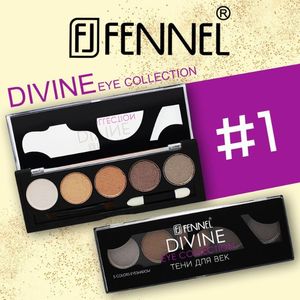 FENNEL Divine Eye Collection 5 Sets de fards à paupières premium 5 couleurs pour décorer les paupières et obtenir un look magnifique Palette premium - Product Image 6