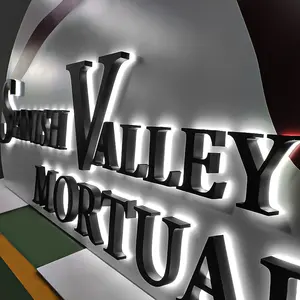 hintergrundbeleuchtetes zeichen beleuchtete buchstaben licht acryl led logo hintergrundbeleuchtete buchstaben zeichen 3d beleuchtete schildertafel